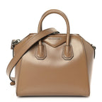 Givenchy Shiny Lord Calfskin Mini Antigona Nude