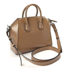Givenchy Shiny Lord Calfskin Mini Antigona Nude