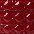 Christian Dior Patent Cannage Medium Lady Dior Red