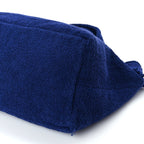 Chanel Chanel Terry Cotton CC Beach Tote Towel Set Blue