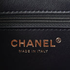 Chanel Shiny Caviar Preppy Coco Small Flap Bag Navy
