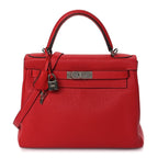 Hermes Togo Kelly Retourne 28 Rouge Casaque