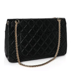 Chanel Aged Calfskin Quilted 2.55 Reissue 227 Flap Black