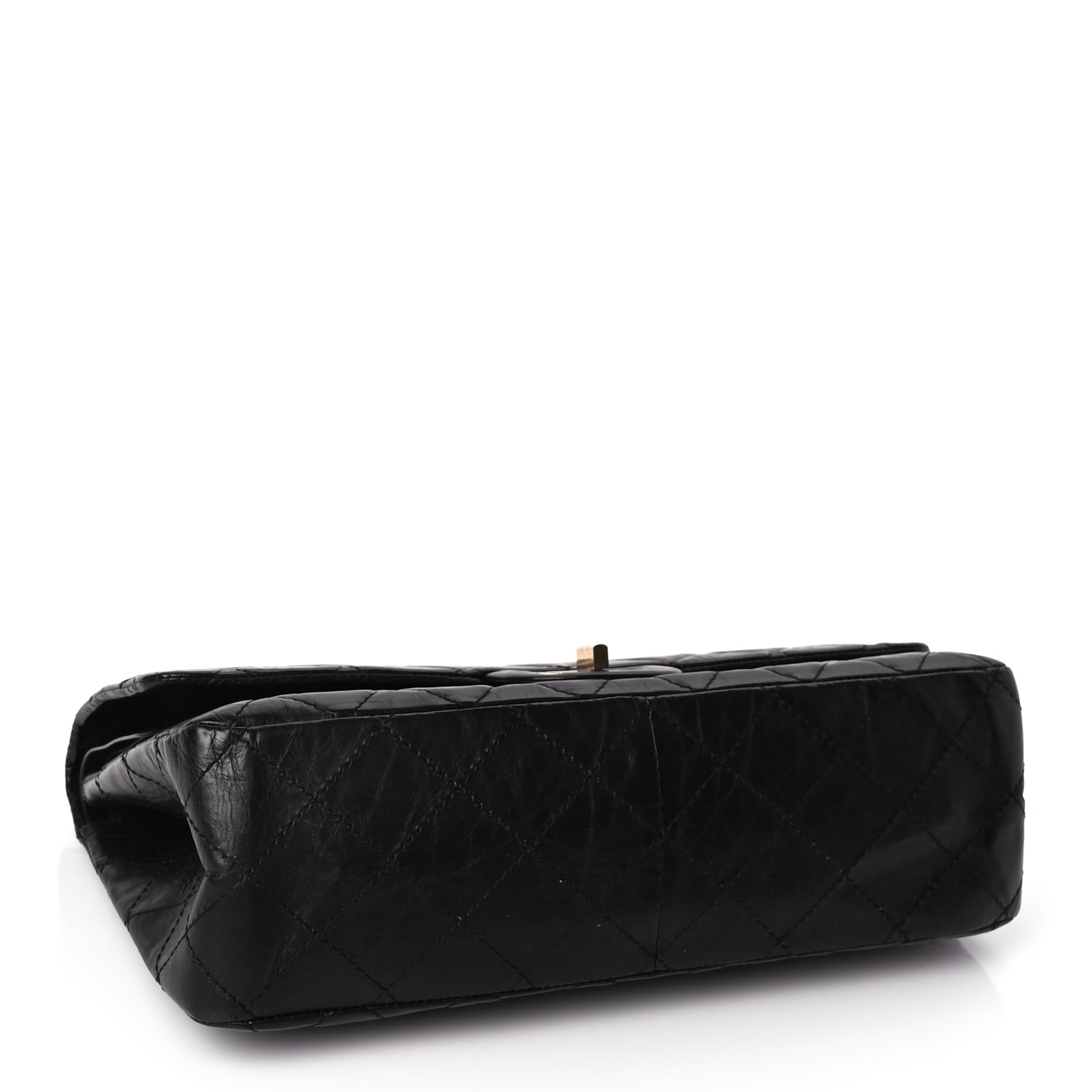Chanel Aged Calfskin Quilted 2.55 Reissue 227 Flap Black
