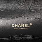 Chanel Aged Calfskin Quilted 2.55 Reissue 227 Flap Black