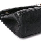 Chanel Aged Calfskin Quilted 2.55 Reissue 227 Flap Black