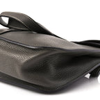 Hermes Taurillon Clemence Halzan 31 GM Etoupe