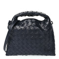 Bottega Veneta Calfskin Intrecciato Mini Hop Black