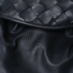 Bottega Veneta Calfskin Intrecciato Mini Hop Black