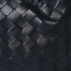 Bottega Veneta Calfskin Intrecciato Mini Hop Black
