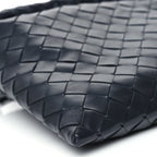 Bottega Veneta Calfskin Intrecciato Mini Hop Black