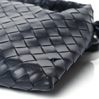 Bottega Veneta Calfskin Intrecciato Mini Hop Black