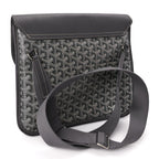 Goyard Goyardine Coursier Messenger Bag Gray
