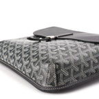Goyard Goyardine Coursier Messenger Bag Gray