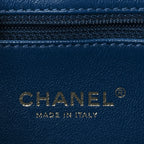 Chanel Sheepskin Quilted Mini Vintage Beauty Lock Flap Blue
