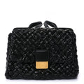 Bottega Veneta Calfskin Intreccio Desiree Shoulder Bag Dark Green
