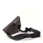 Christian Dior Grained Calfskin Mens Saddle Bag  Grey
