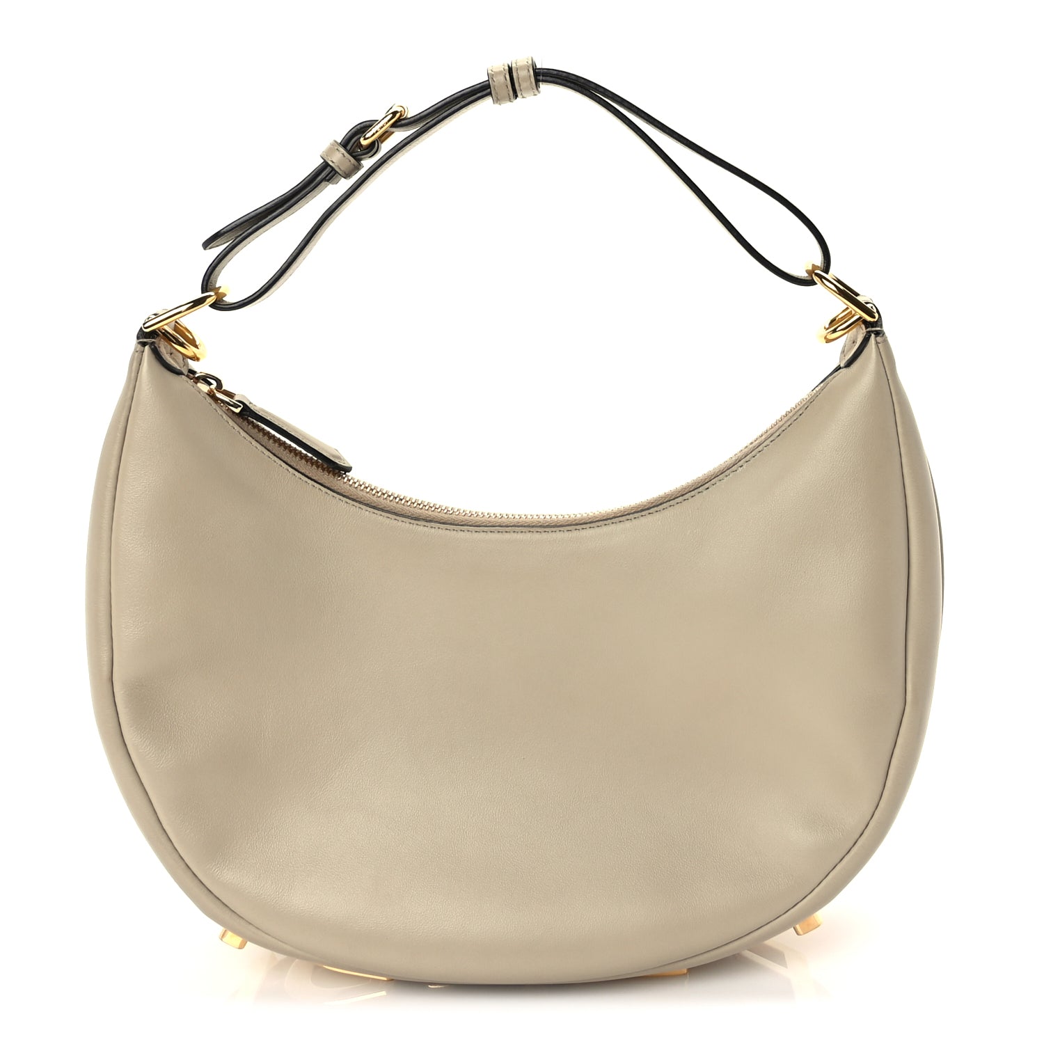 Fendi Vitello Grace Matte Small Fendigraphy Hobo Bag  Nuvola