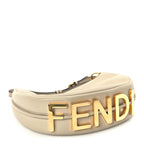 Fendi Vitello Grace Matte Small Fendigraphy Hobo Bag  Nuvola