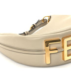 Fendi Vitello Grace Matte Small Fendigraphy Hobo Bag  Nuvola