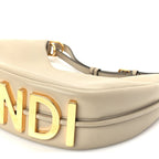 Fendi Vitello Grace Matte Small Fendigraphy Hobo Bag  Nuvola