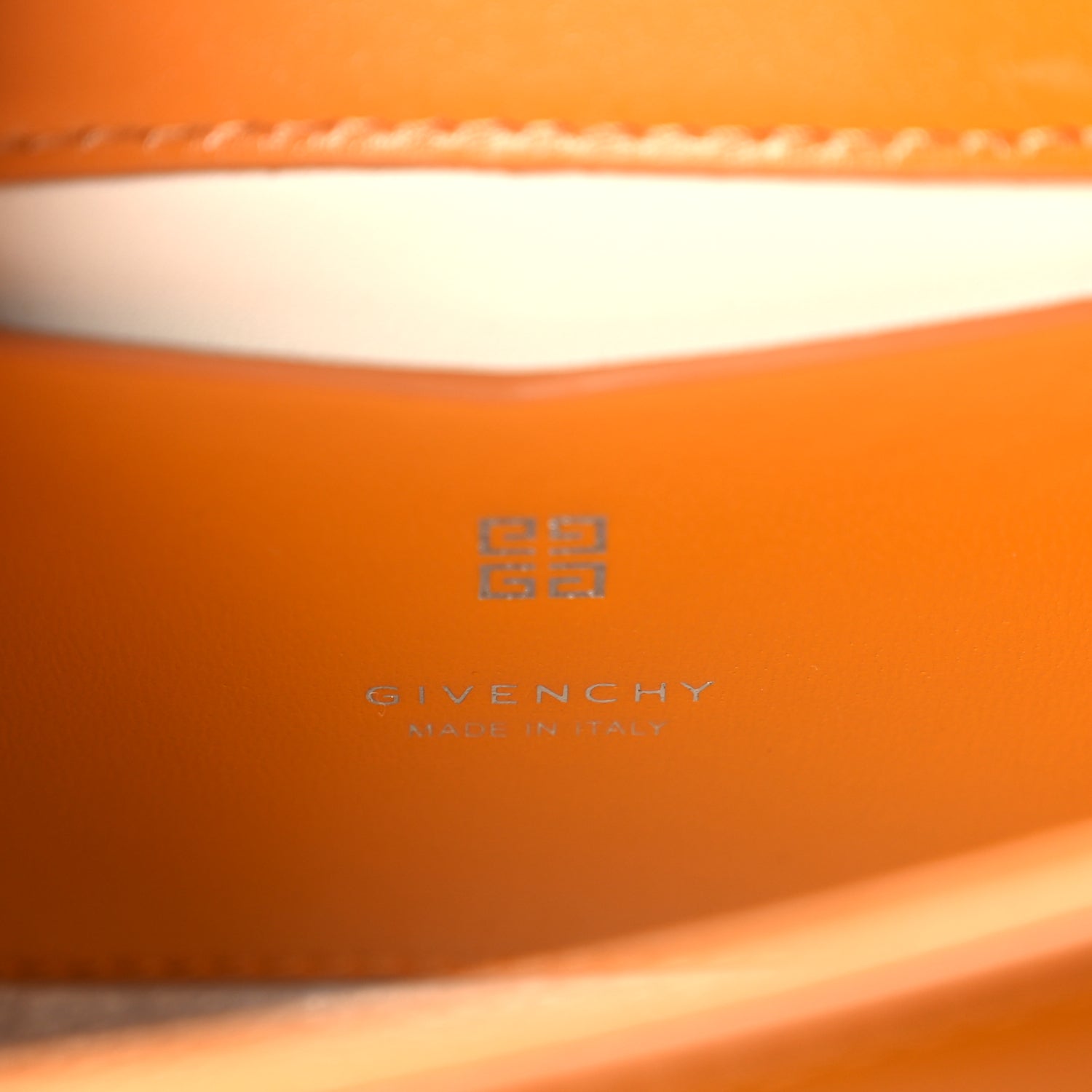 Givenchy Box Calfskin Small 4G Shoulder Bag Orange