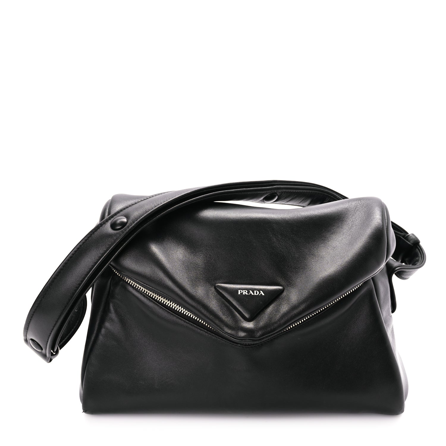 Prada Nappa Padded Signaux Bag Black