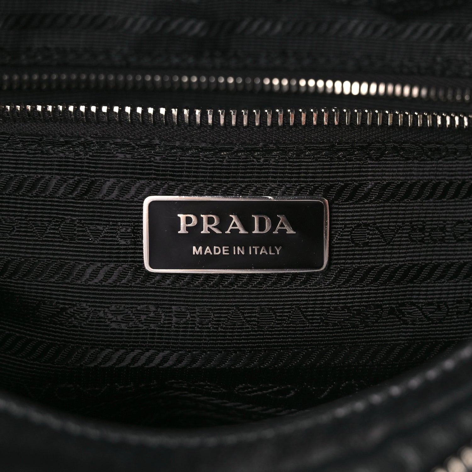 Prada Nappa Padded Signaux Bag Black
