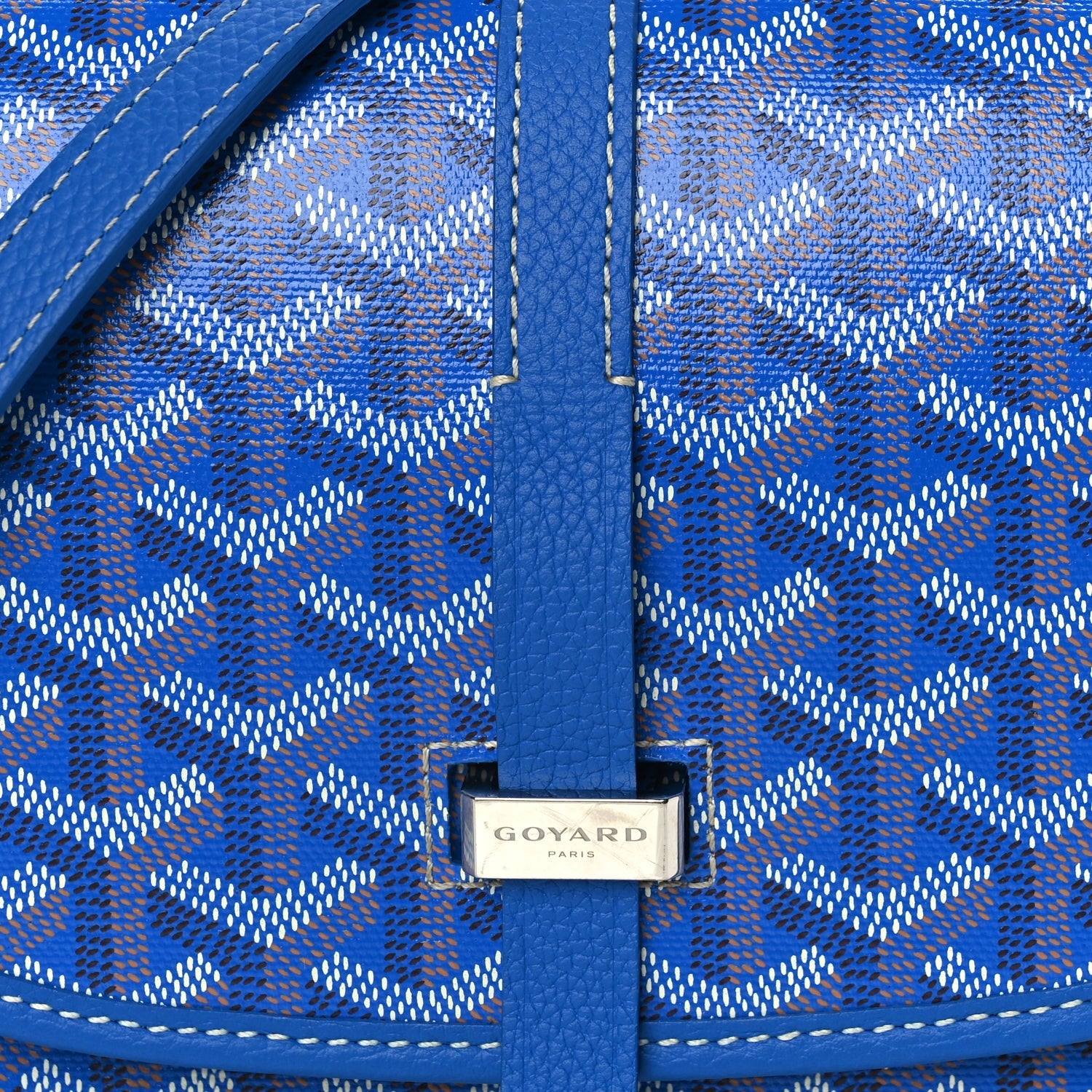 Goyard Goyardine Belvedere II PM Messenger Bag Sky Blue Sky Blue