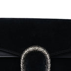 Gucci Suede Small Dionysus Shoulder Bag Black