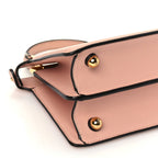 Fendi Shiny Nappa Petite Peekaboo I SEE U Satchel Baby Pink