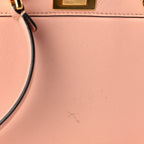 Fendi Shiny Nappa Petite Peekaboo I SEE U Satchel Baby Pink