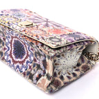 Christian Dior Calfskin Printed Small KaleiDiorscopic Diorama Flap Bag  Latte Multicolor