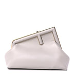 Fendi Shiny Nappa Small Fendi First  Ghiaia