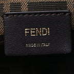 Fendi Shiny Nappa Small Fendi First  Ghiaia