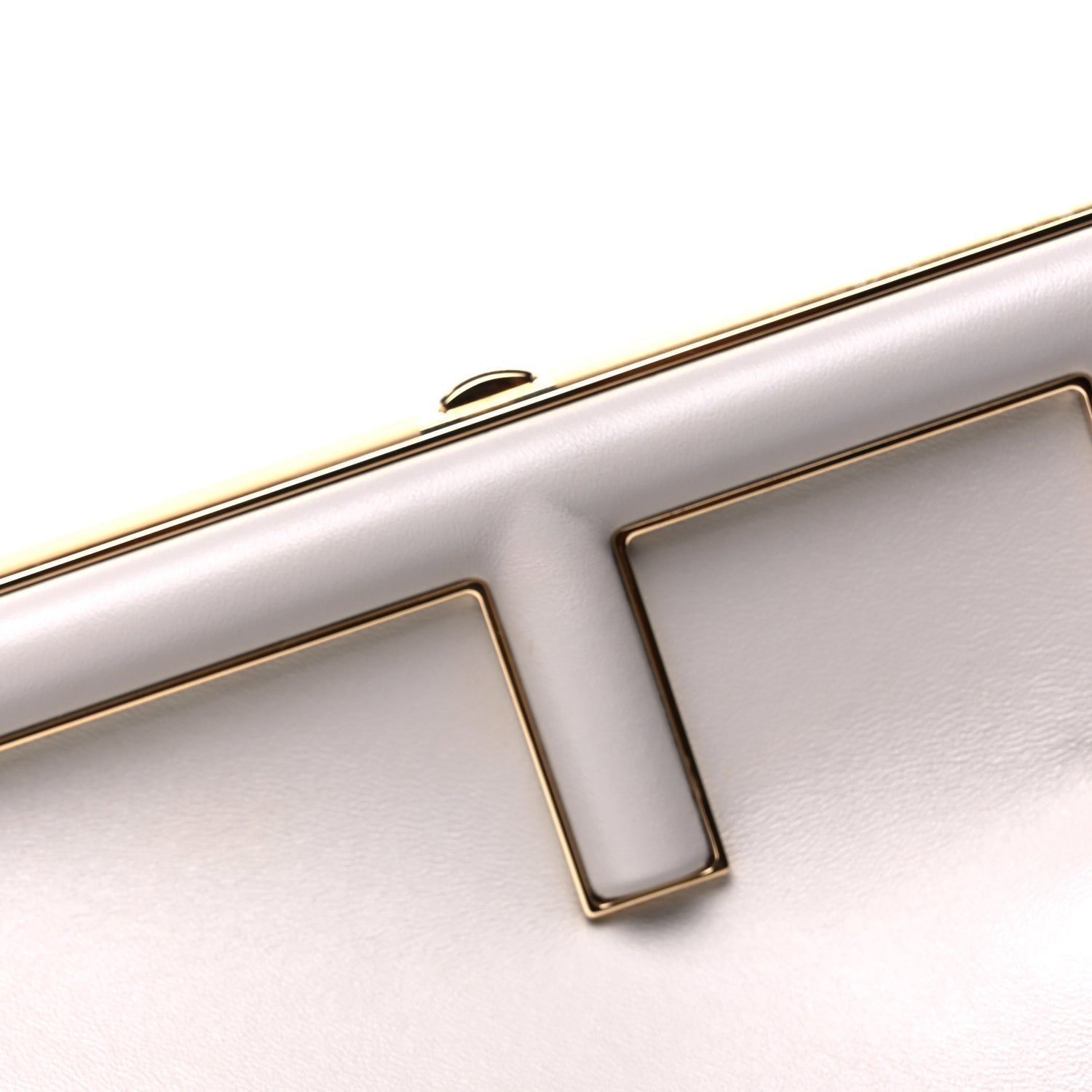 Fendi Shiny Nappa Small Fendi First  Ghiaia