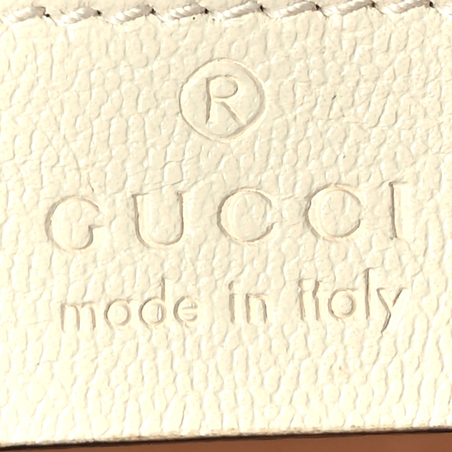 Gucci GG Supreme Monogram Calfskin Mini Padlock Flap Pocket Shoulder Bag Mystic White Sun Oil
