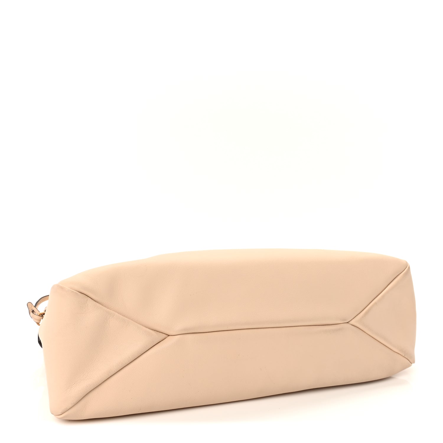 Prada Soft Calfskin Large Aimée Shoulder Bag  Travertine