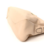Prada Soft Calfskin Large Aimée Shoulder Bag  Travertine