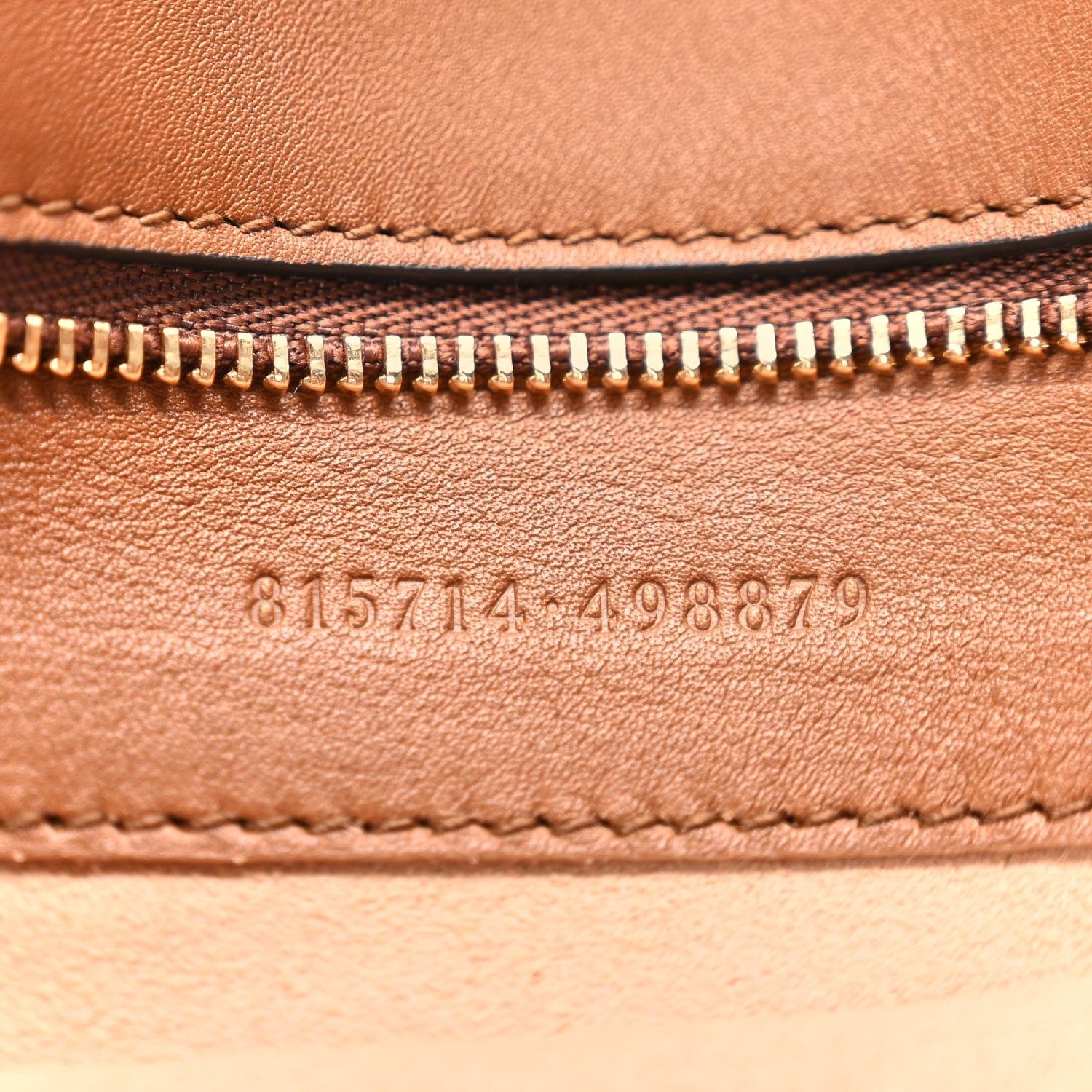 Gucci Canvas Medium Blondie Top Handle Bag Brown