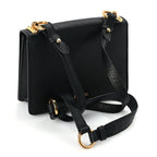 Prada Saffiano Corolle Crossbody Bag Black