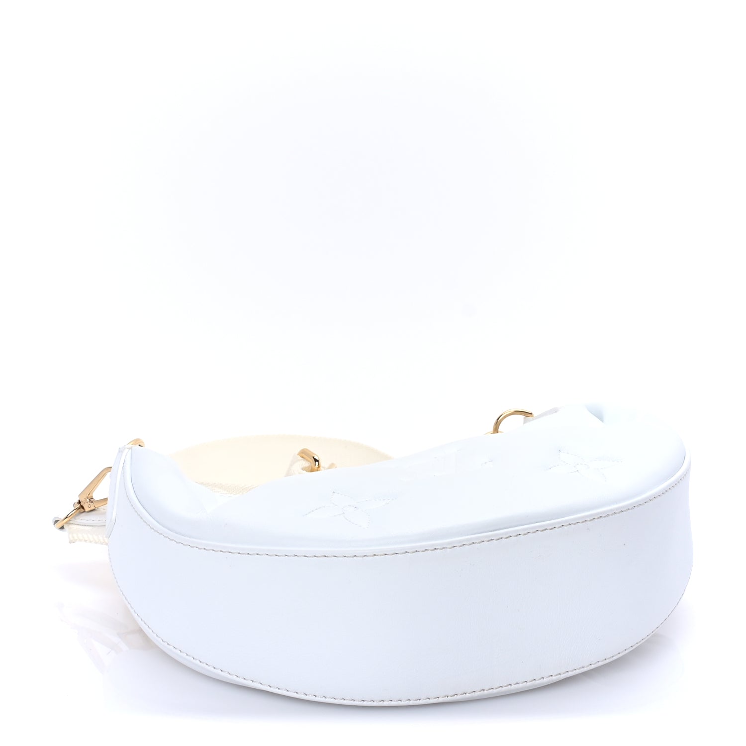 Louis Vuitton Calfskin Bubblegram Over The Moon White
