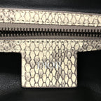 Christian Dior CHRISTIAN DIOR Snakeskin Saddle Soft Bag