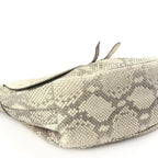 Christian Dior CHRISTIAN DIOR Snakeskin Saddle Soft Bag