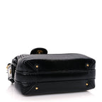 Chanel Shiny Lambskin Quilted Mini Cocodoc Top Handle Bag Black