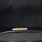 Chanel Shiny Lambskin Quilted Mini Cocodoc Top Handle Bag Black