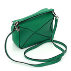 Loewe Calfskin Mini Puzzle Bag Jungle Green