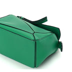 Loewe Calfskin Mini Puzzle Bag Jungle Green