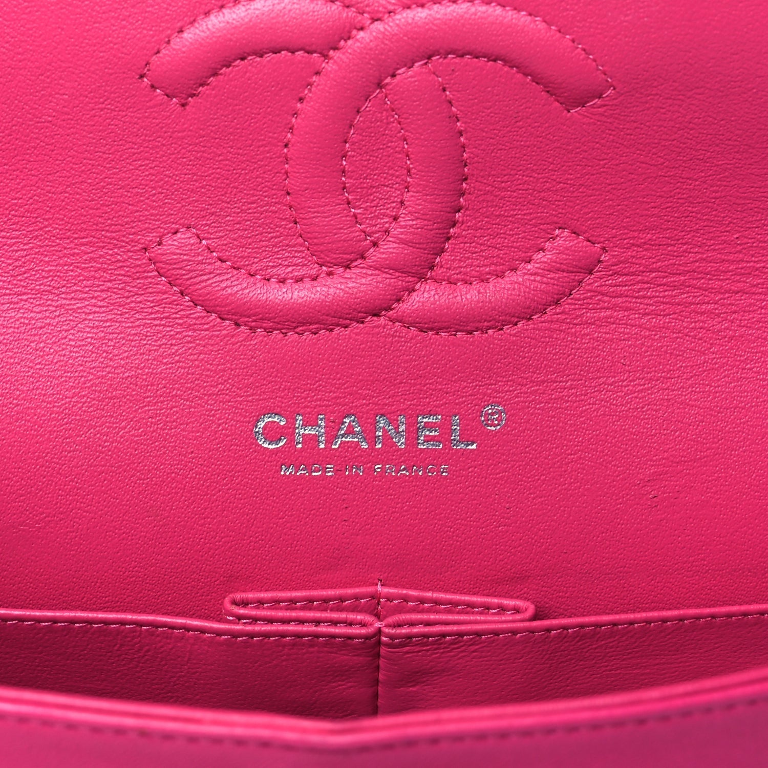 Chanel Patent Quilted Medium Double Flap Pink