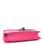 Saint Laurent Smooth Calfskin Le Carre Shoulder Bag  Pink